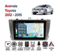 Штатная магнитола Toyota Avensis 2012 - 2015, Wide Media KS9623QR-4/32 (Серая)